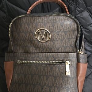 Marc Brown and Tan Women's Backpack